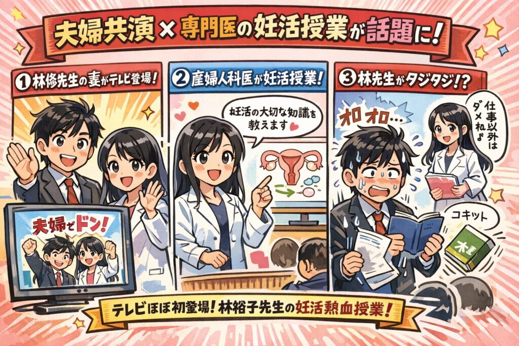 林修の妻・林裕子は産婦人科医！「妊活授業」で話題になった理由！ | MTブログ